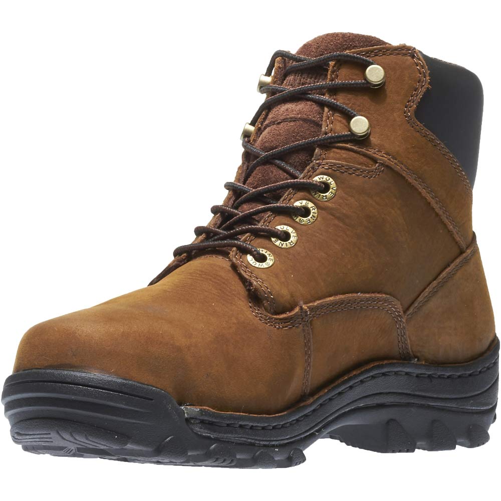 Wolverine Men's Durbin 6 Inch Waterproof Steel Toe Work Boots - Heavy Duty Construction for Outdoor, Hiking & Industrial Work Sites