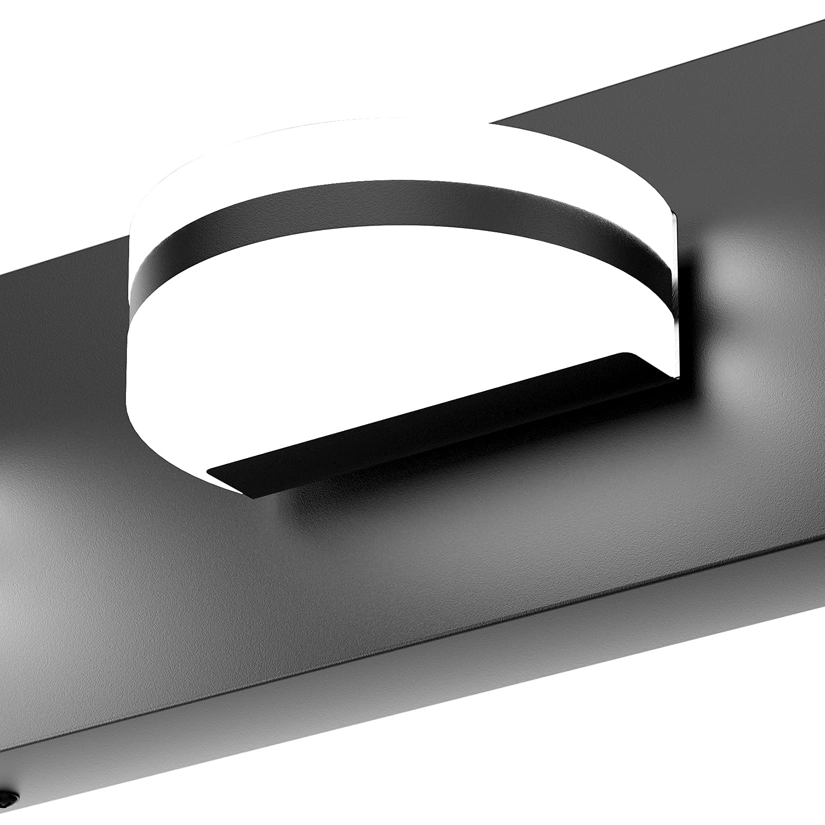 Aipsun Modern Black LED Bathroom Vanity Light - Up and Down Lighting Fixture for Mirror, Wall Sconce, Dressing Room & Powder Room Decor