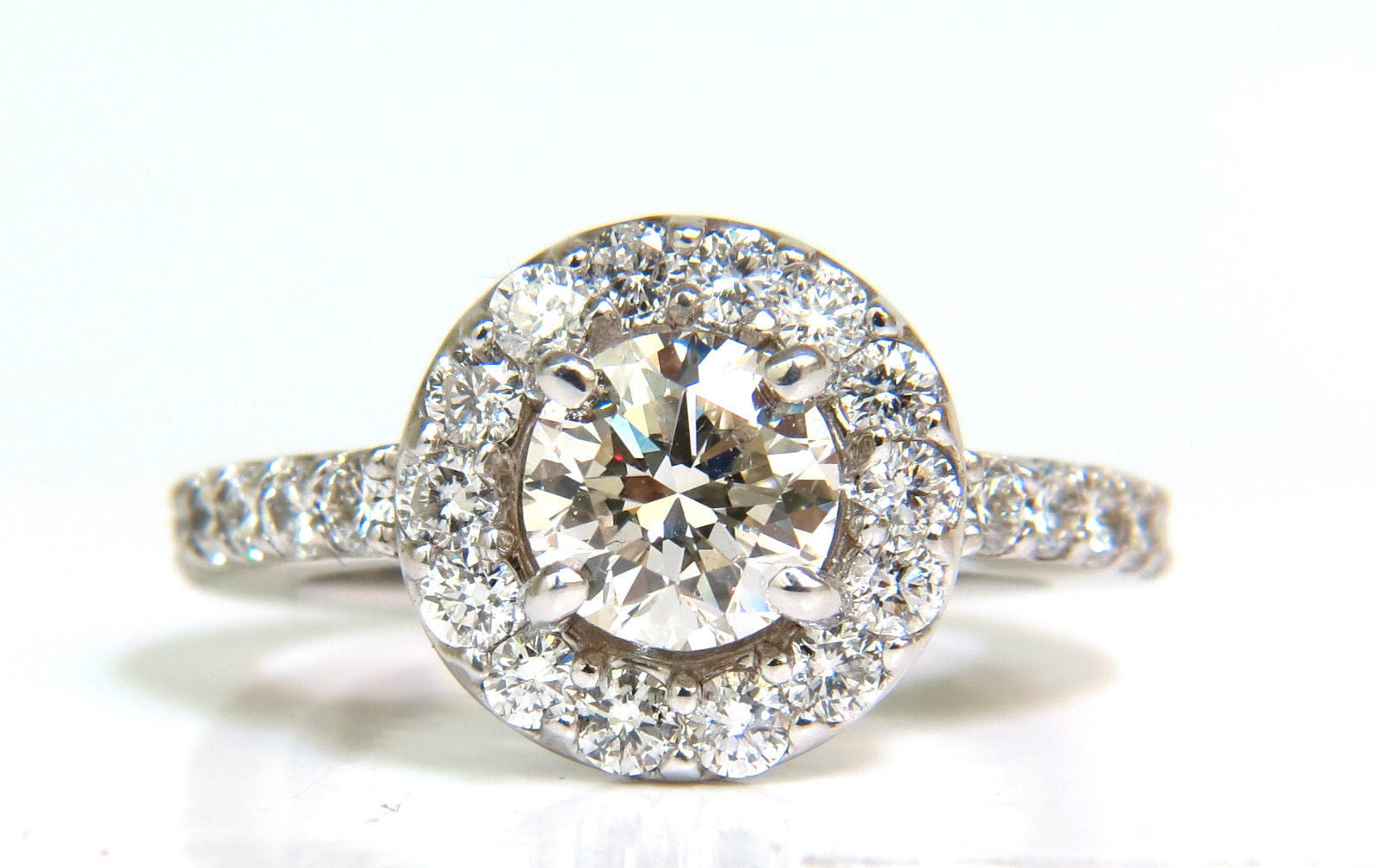 2.00CT Round Brilliant Cut Diamond Halo Ring in 14K Gold - Perfect for Engagement, Wedding & Anniversary Gifts