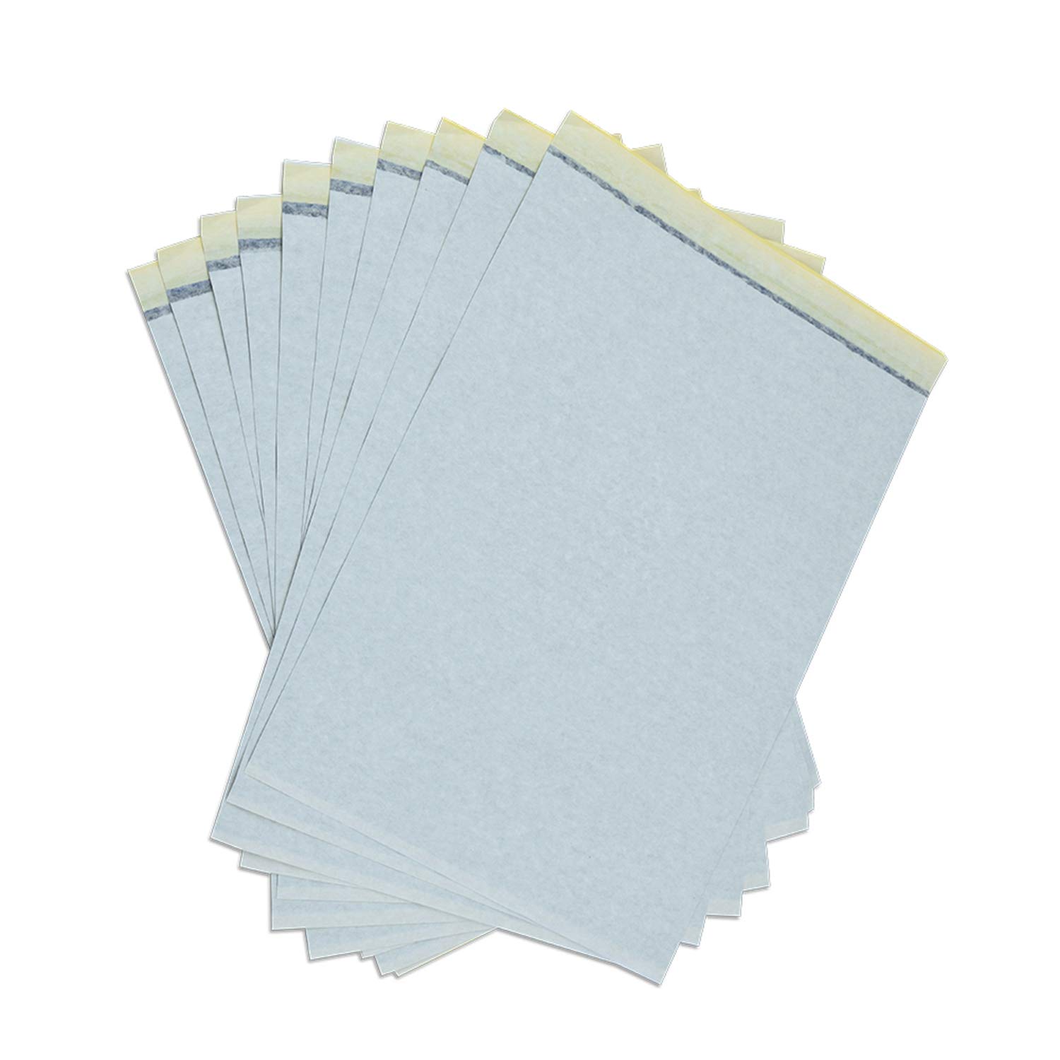 Premium Tattoo Transfer Paper 100 Sheets - 4 Layer Thermal Stencil Paper 8.5