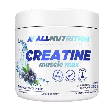 Creatine Muscle Max Supplement - 250g Blueberry Flavor for Muscle Growth & Recovery | Pre & Post Workout, Bodybuilding, Fitness