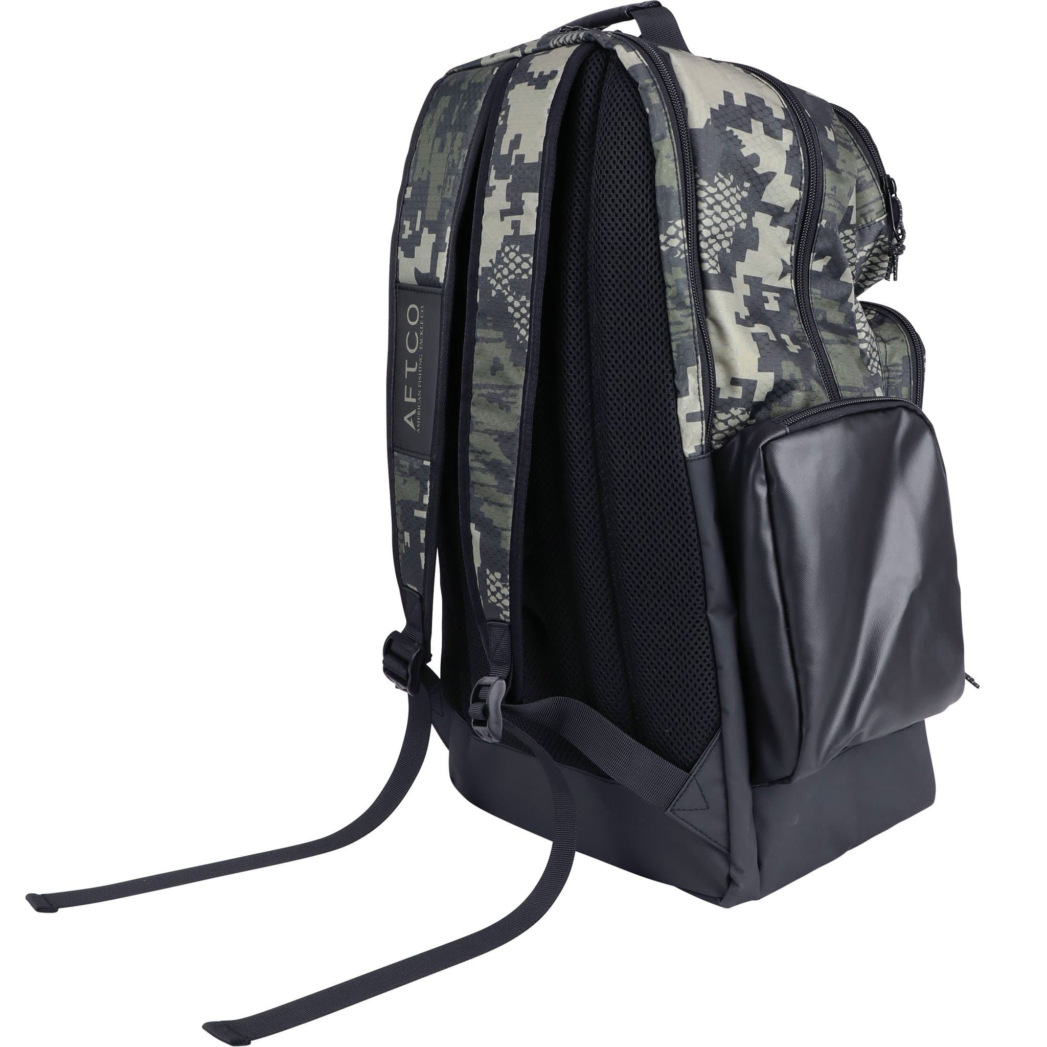 AFTCO Fishing Backpack - Waterproof & Durable Tackle Bag for Saltwater & Freshwater Fishing | Perfect for Boat, Kayak & Shoreline Anglers