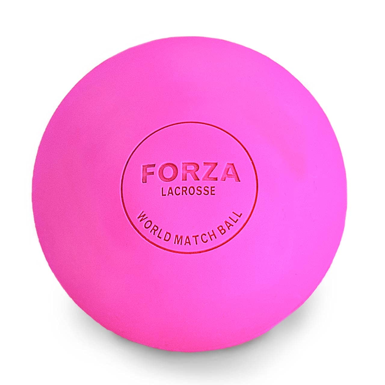FORZA Lacrosse Relief Massage Balls - Foot & Back Massager for Pain Relief | Deep Tissue Muscle Recovery Tool | Pack of 120 (Pink) - Perfect for Athletes, Yoga, Physical Therapy & Home Relaxation