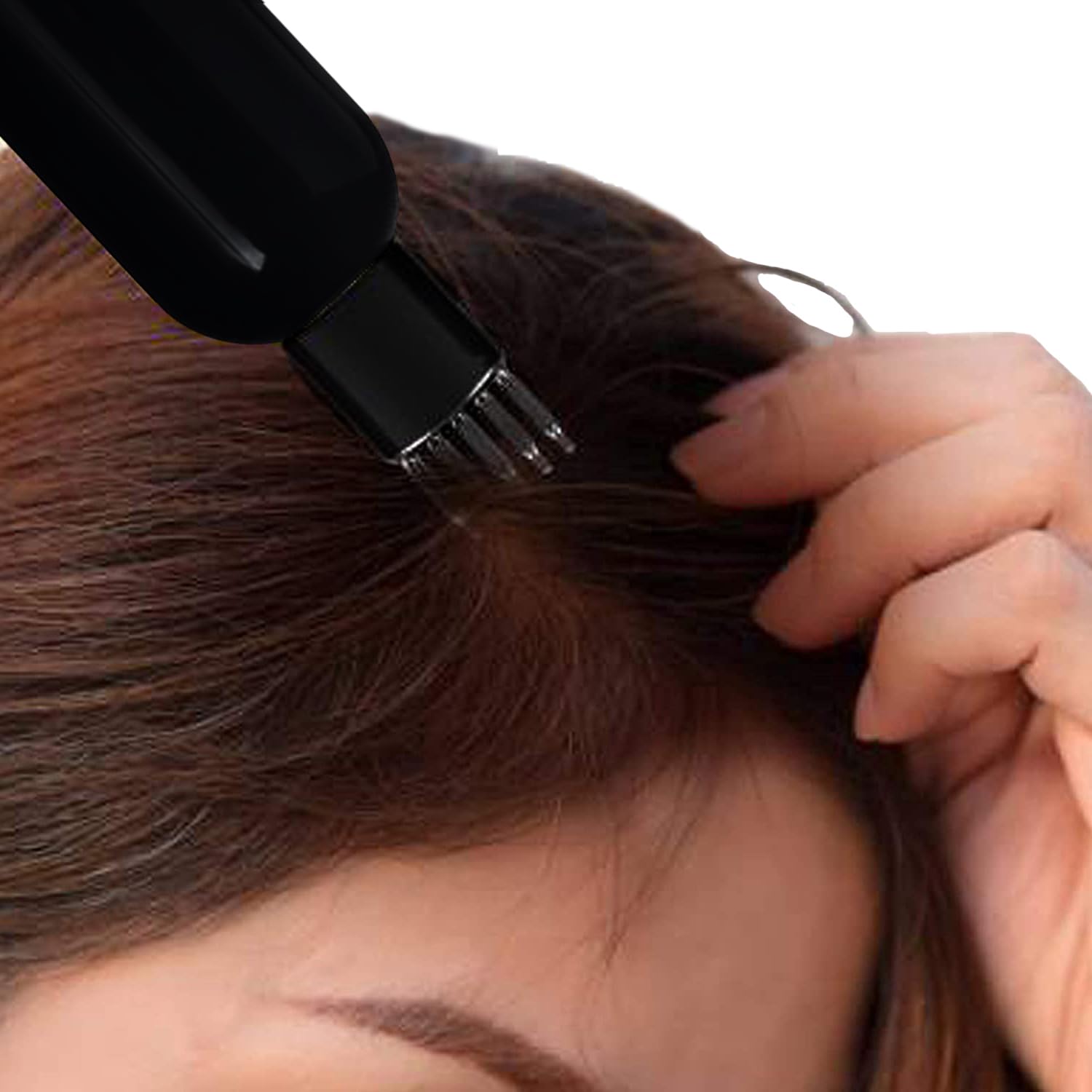 JOYUS 100ml Hair Root Applicator Bottle for Hair Oil, Shampoo & Scalp Treatments - Pack of 2 (Black Bottle with Black Cap) - Perfect for At-Home Hair Care & Scalp Massage