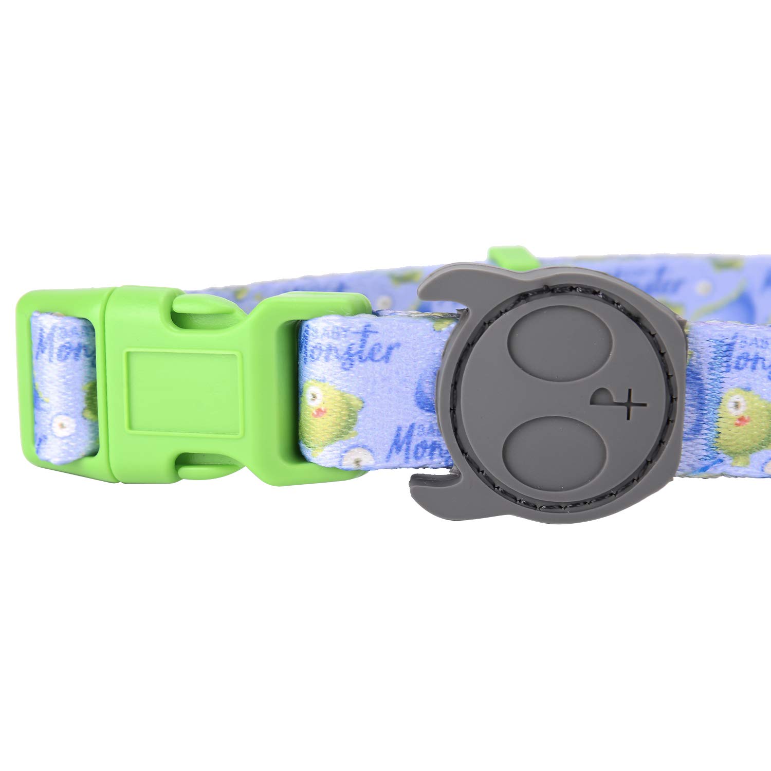 Best Adjustable Small Dog Collar - Durable Soft & Heavy Duty Pet Collar with Cute Monster Design for Puppies, Adults - Perfect for Indoor & Outdoor Use, Walking, Training, and Daily Adventures