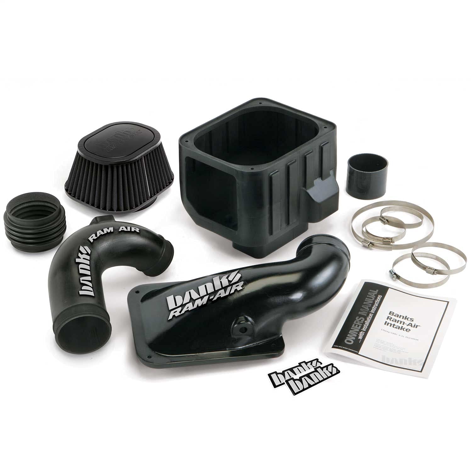 Banks 42135-D High Performance Air Intake System for Trucks & SUVs - Improved Engine Power & Fuel Efficiency - Perfect for Off-Roading & Towing