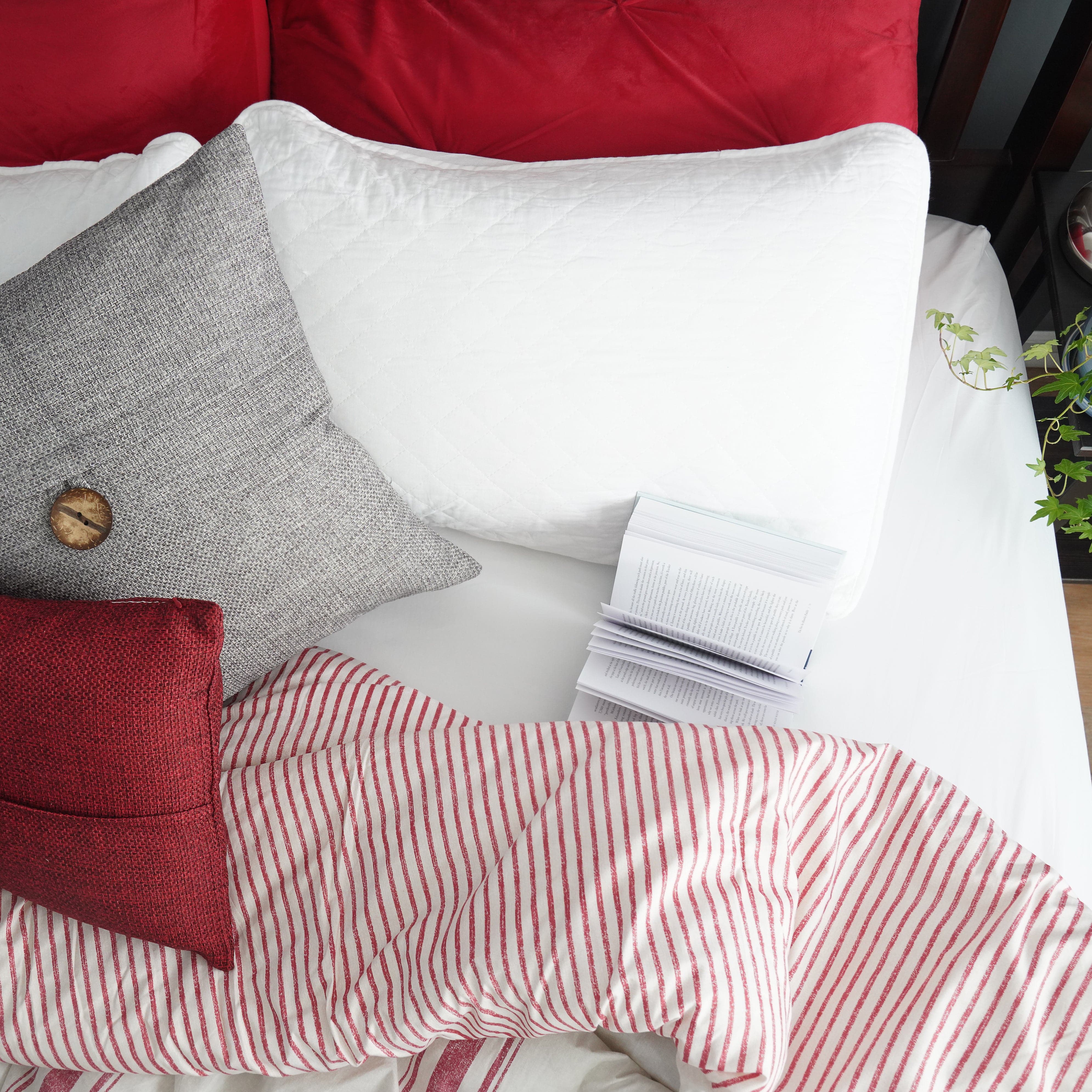 Ava Diamond Oversized Cotton Quilt Set - King Size Bedding with Soft Breathable Fabric for All Seasons | Perfect for Master Bedroom, Guest Room & Cozy Home Decor
