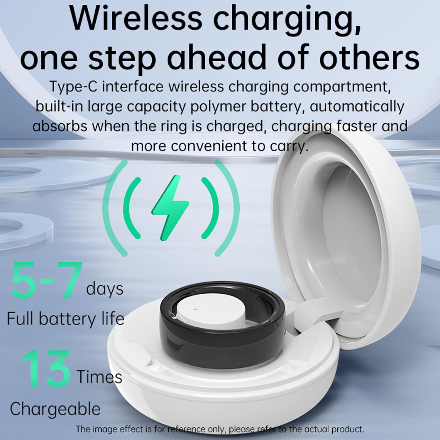 Smart Ring Health Tracker for Men & Women - Ceramic White Sleep Monitor with Long Battery Life - Fitness Activity & Heart Rate Tracking Wearable (Size 9) | Perfect for Daily Health Monitoring, Workouts & Sleep Analysis