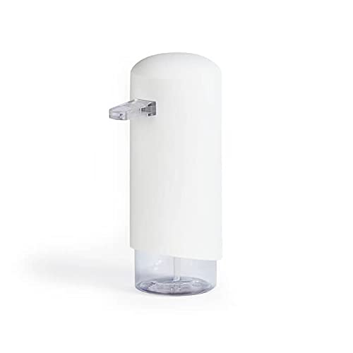 White Compactor Foaming Soap Dispenser - Touch-Free Automatic Hand Soap Dispenser for Kitchen, Bathroom & Office | Eco-Friendly & Stylish Design