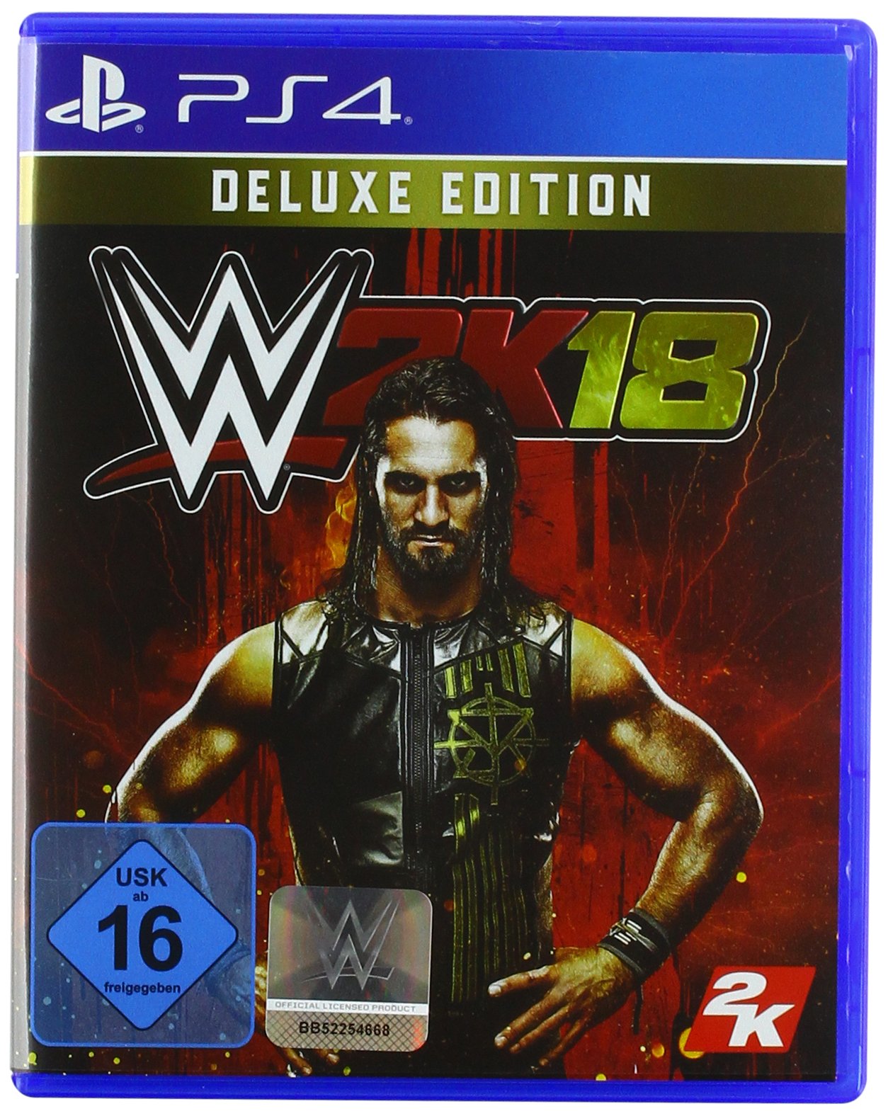 WWE 2K18 Deluxe Edition for PlayStation 4 - Authentic Wrestling Game with Enhanced Graphics & Full Roster - Perfect for WWE Fans, Gaming Enthusiasts & Multiplayer Battles