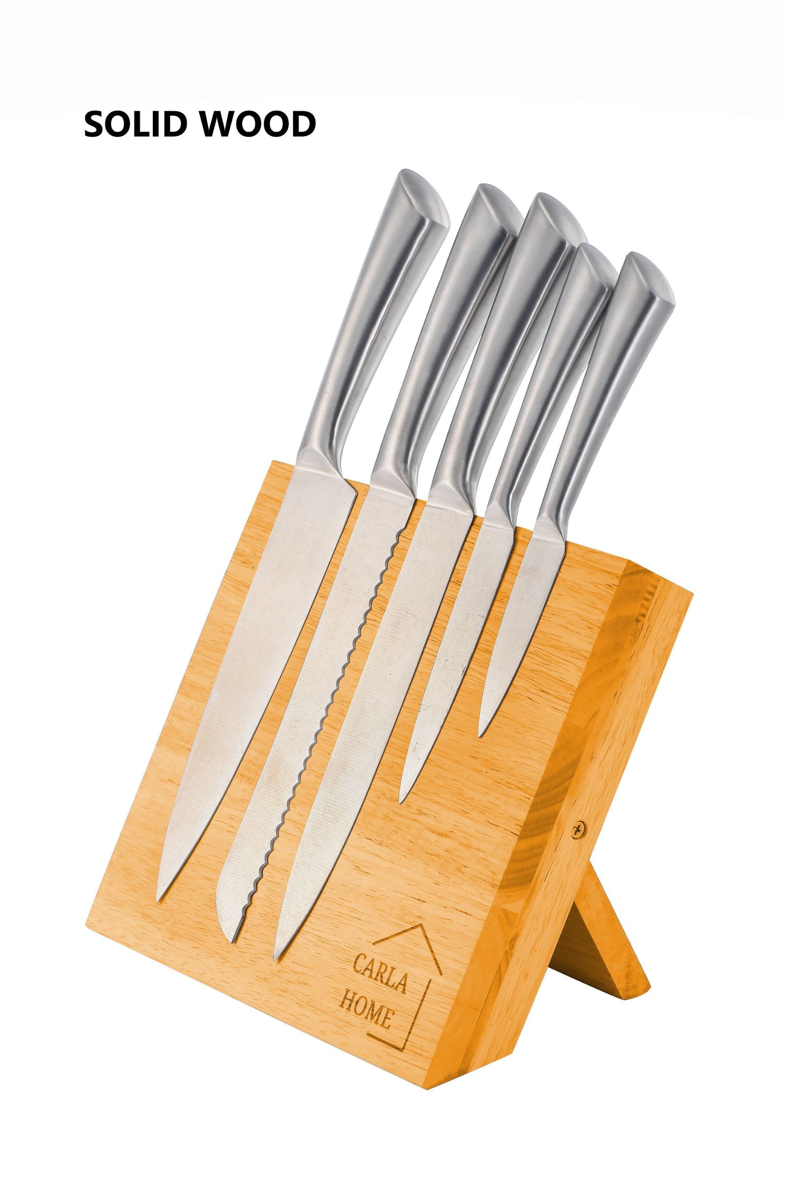 Premium Natural Bamboo Magnetic Knife Holder - Strong Magnetic Knife Block for Kitchen Storage & Organization | Perfect for Home Chefs & Professional Kitchens