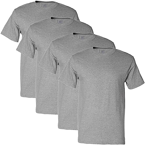 Crew - 4 Pack - Heather Grey
