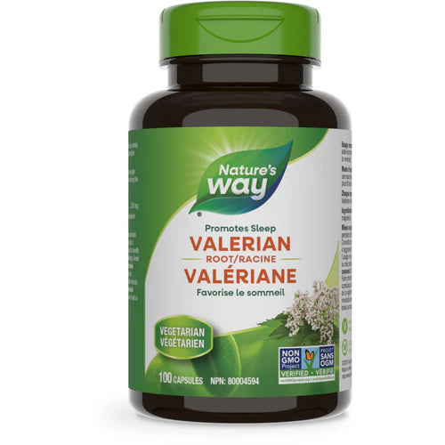 Nature's Way Valerian Root 530mg - 100 Capsules for Natural Sleep Support & Stress Relief - Herbal Supplement for Relaxation, Calmness & Better Sleep Quality