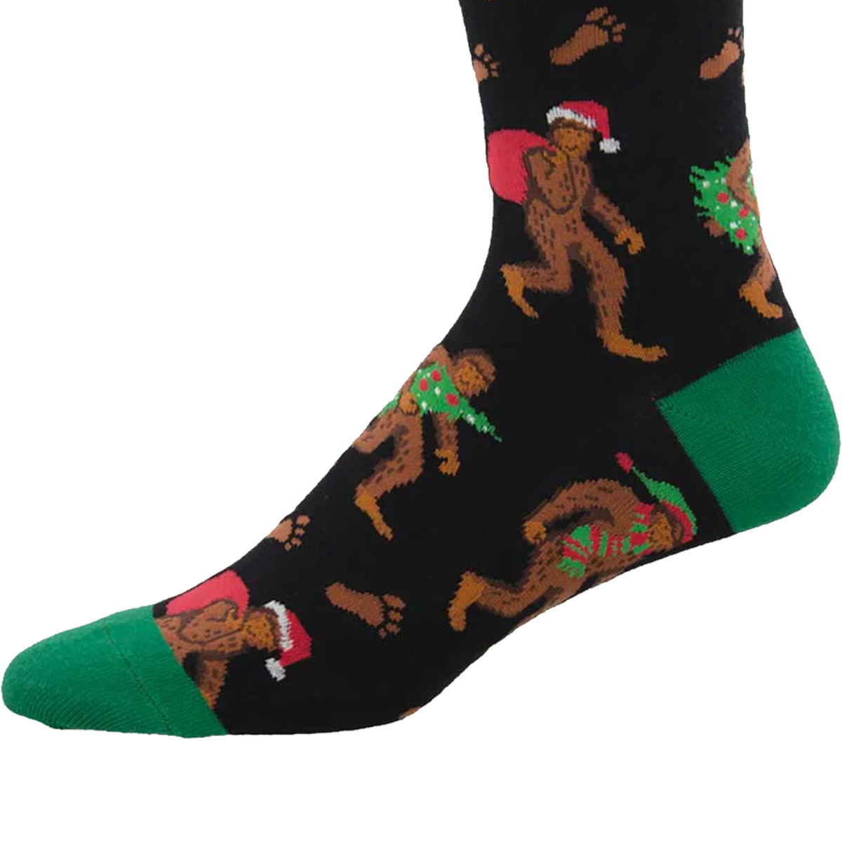 Big Foot Christmas Decorations - Giant Festive Holiday Socks for Fireplace, Stocking Hangers & Christmas Tree Decor - Perfect for Home, Office & Party Holiday Decorating