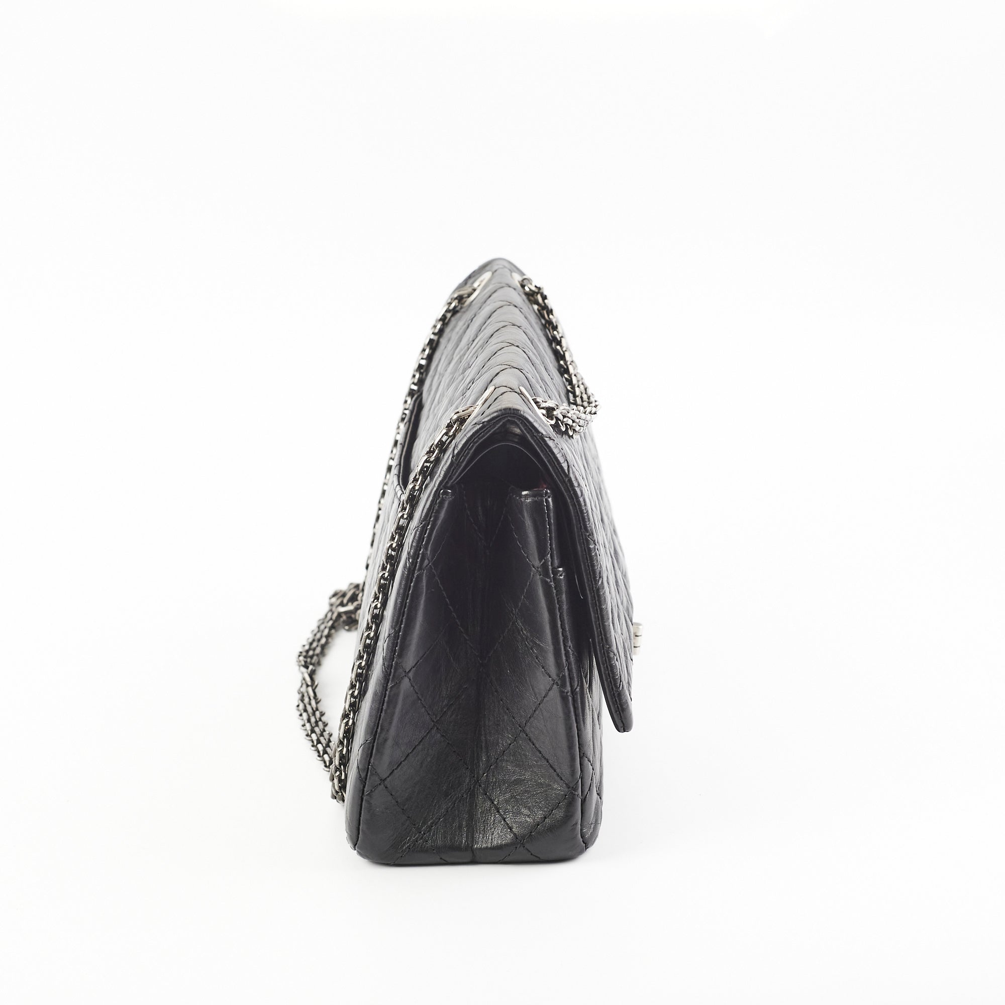 Chanel Reissue 226 Black Calfskin Shoulder Bag for Women | Luxury Leather Handbag | Perfect for Work, Evening Events & Special Occasions