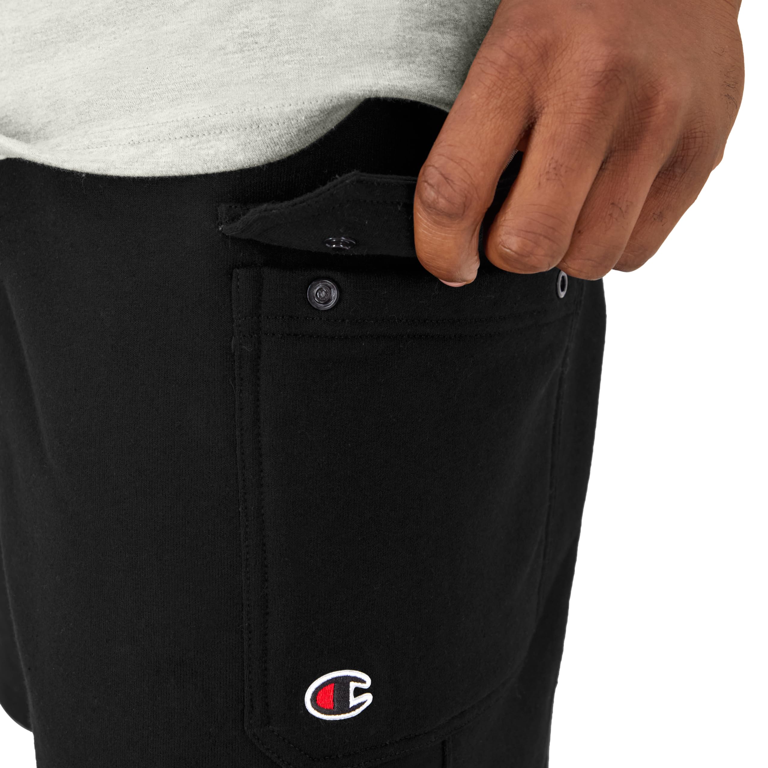 **Champion Men's Cargo Shorts - Powerblend Fabric, Comfortable & Durable, Regular & Big & Tall Sizes - Perfect for Outdoor Activities, Hiking, and Casual Wear**