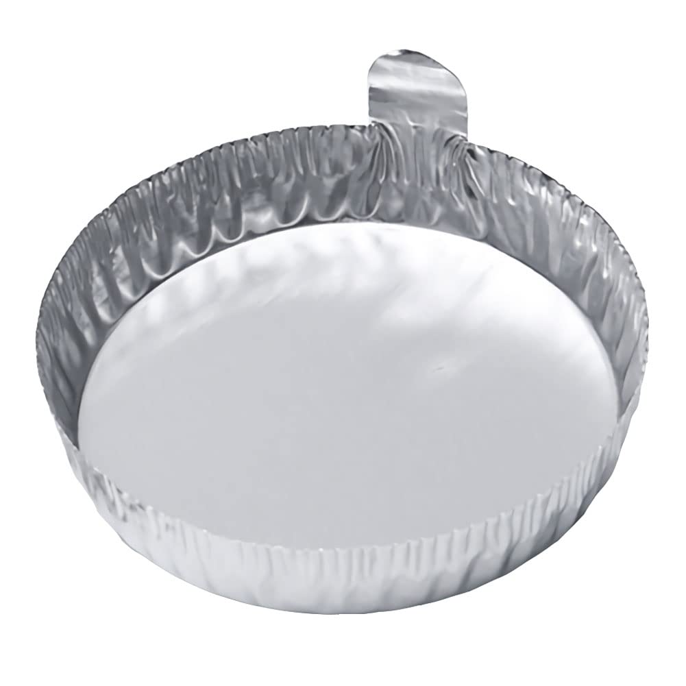 Small Aluminum Weigh Boats with Handle - 50mm x 14mm Lab Weighing Dishes (Pack of 100) - Perfect for Laboratory Measurements, Chemical Experiments & Scientific Research
