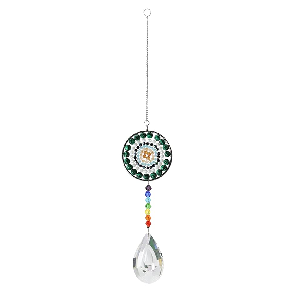 AIZHIYI Hanging Crystal Tree of Life Colorful Beads Sun Catcher - Rainbow Maker Window Decor for Home, Office & Meditation Room | Creates Stunning Light Reflections & Relaxing Atmosphere
