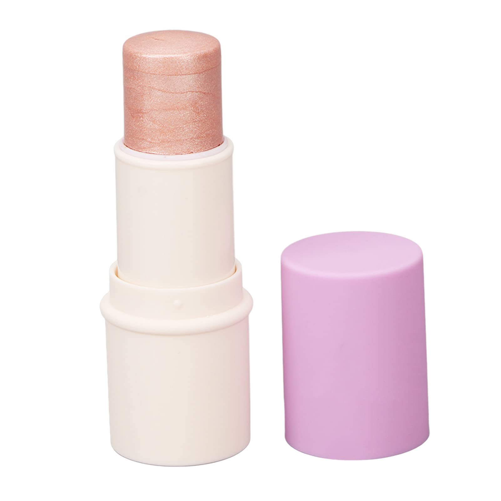 Metallic Glitter Highlighter Stick - Face Brightening & Contouring Makeup Highlighter (6.8g) for Party, Photo Shoots & Everyday Glow | Portable & Long-Lasting