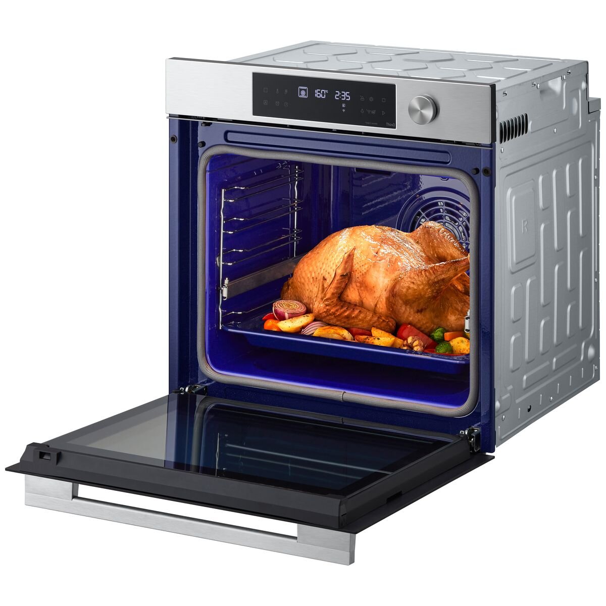 LG 60cm InstaView Series 7 Pyrolytic Self-Cleaning Oven with Stainless Steel Design - BO607G1S4 - Perfect for Modern Kitchens, Baking, Roasting & Family Cooking