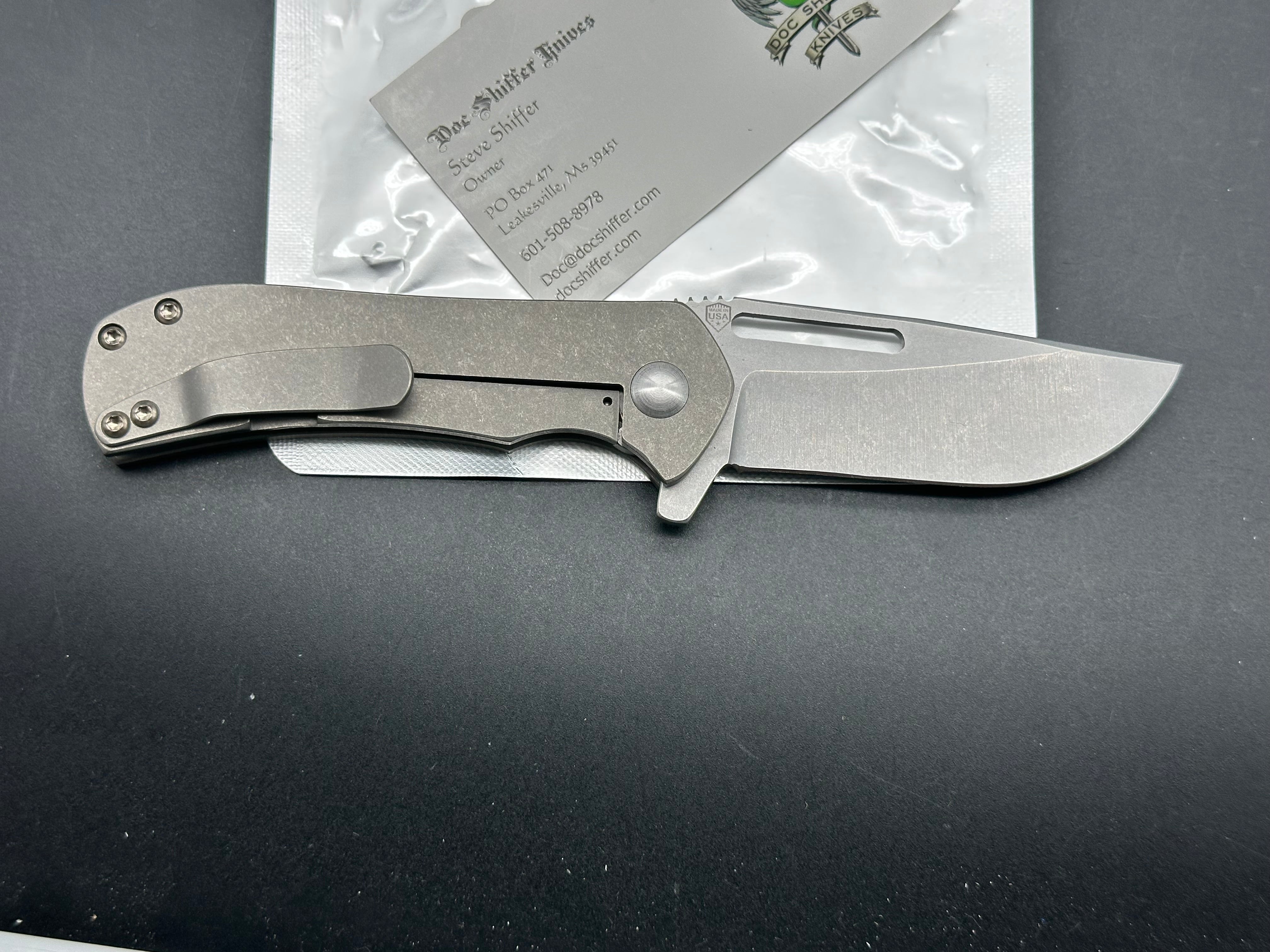 Doc Shiffer 3 Recon Flipper - Premium Tactical Pocket Knife for Outdoor Survival, Camping & EDC | Heavy Duty Folding Knife with Quick Deploy Blade for Hunting, Hiking & Everyday Carry