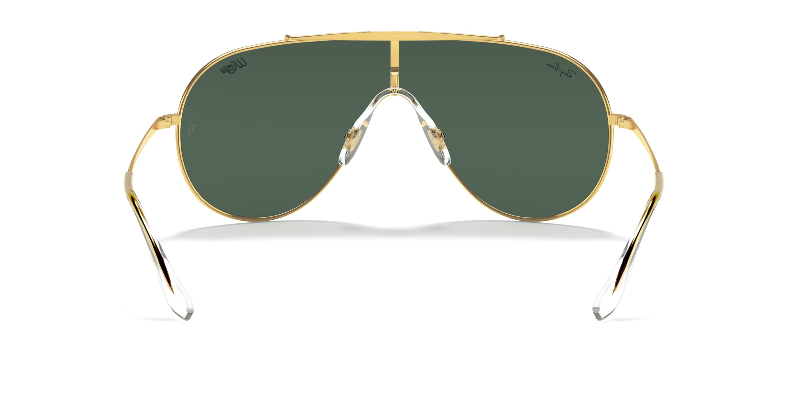 Ray-Ban RB3597 Wings Shield Polarized Sunglasses for Men & Women - UV Protection, Stylish Aviator Design for Driving, Outdoor Sports & Travel