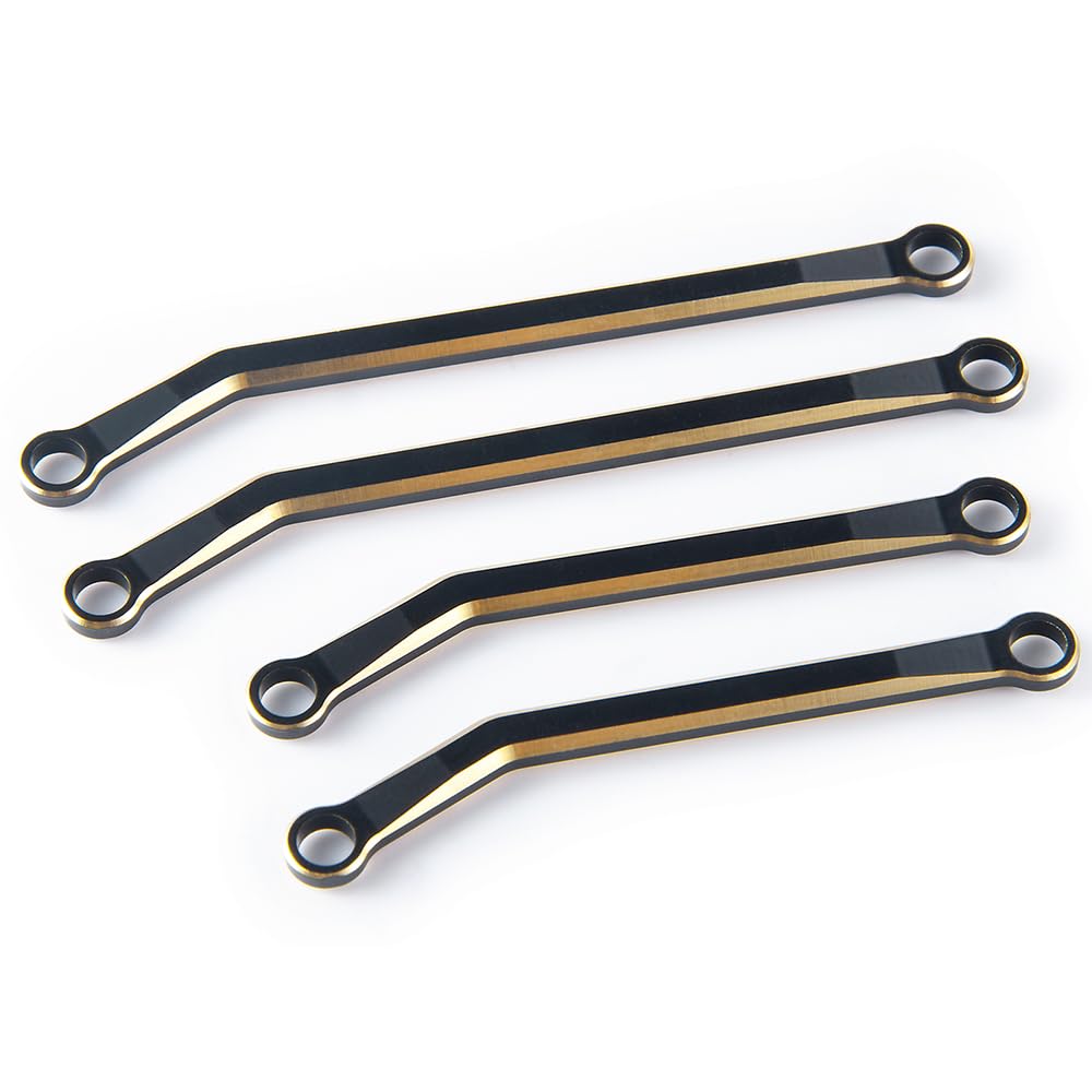 Upgraded High Clearance Aluminum Alloy Chassis Links Set for TRX4M Defender & Bronco 1/18 Scale RC Crawler Cars - Perfect for Off-Road Trail Crawling and Rock Climbing Adventures