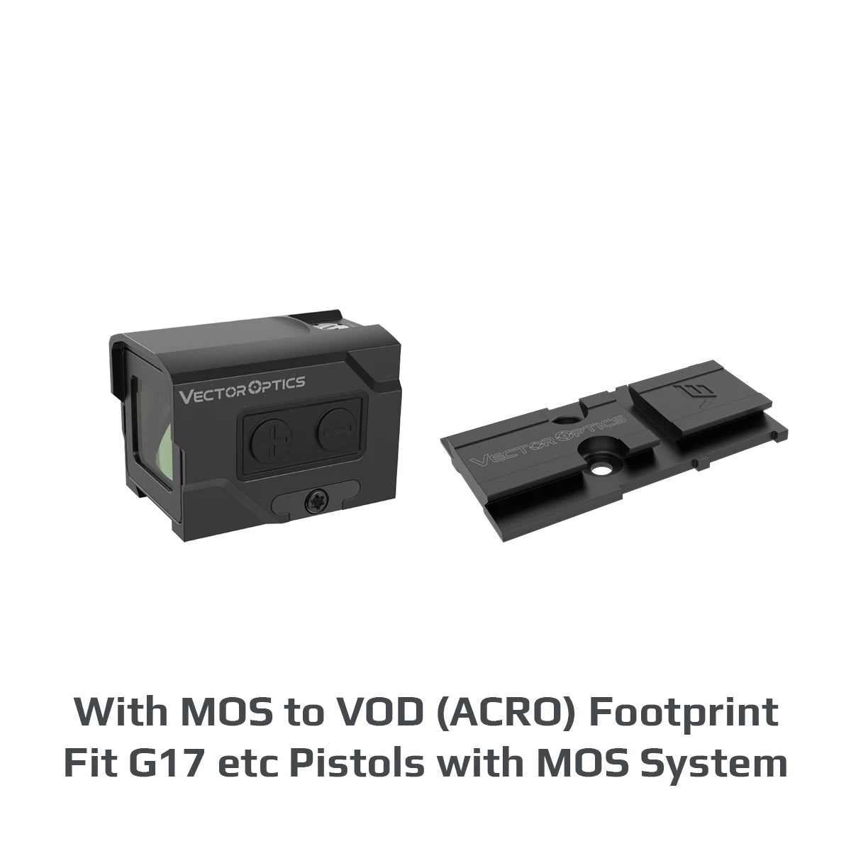 Vector Optics Frenzy Plus 1x18x20 Enclosed Reflex Sight Red Dot Scope with Motion Sensor, IP67 Waterproof, ACRO Mount Compatible with Glock & Taurus Pistols - Ideal for Tactical Shooting, Home Defense & Outdoor Hunting