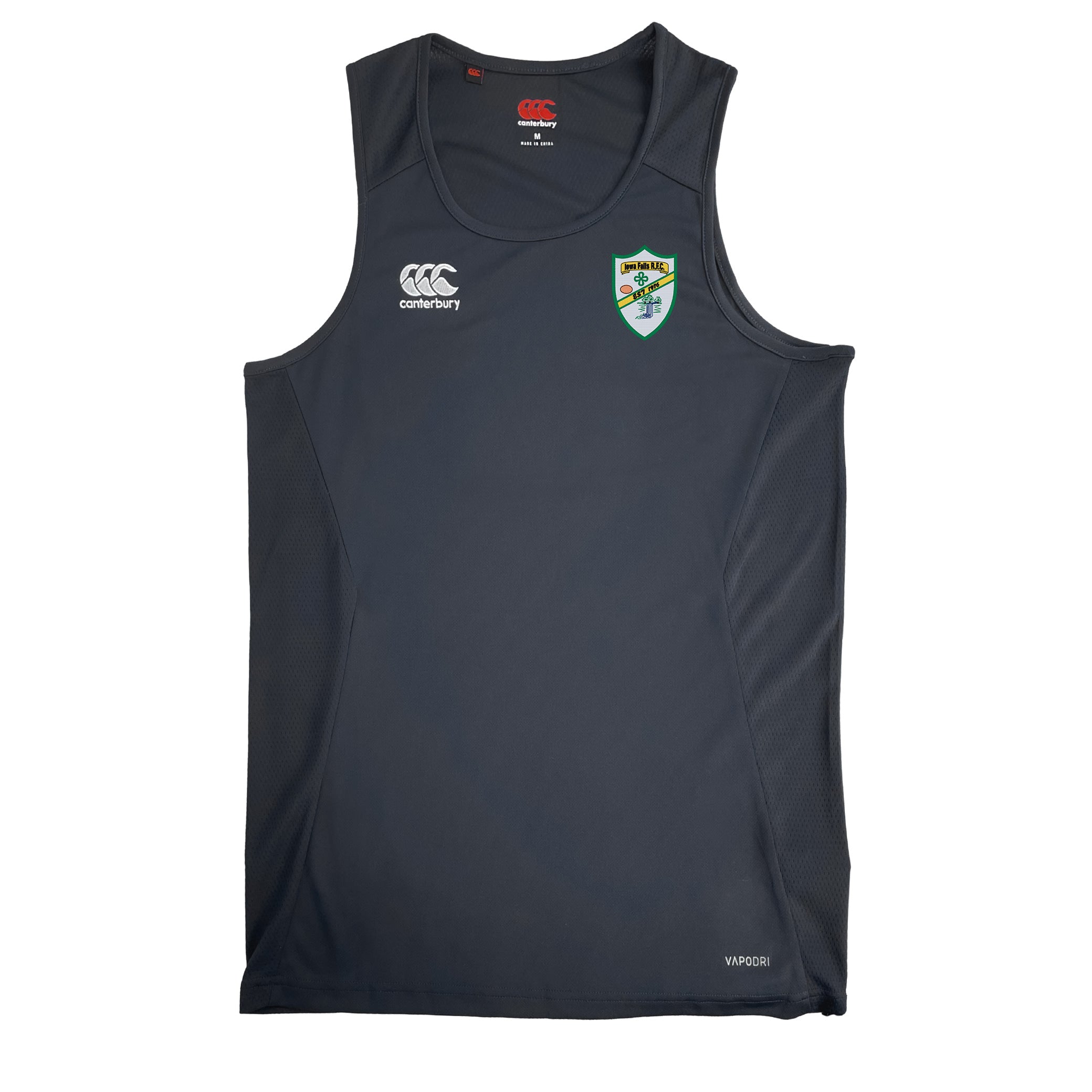 Iowa Falls RFC CCC Club Dry Singlet - Breathable Moisture-Wicking Rugby Jersey for Men - Perfect for Training, Matches & Sports Events