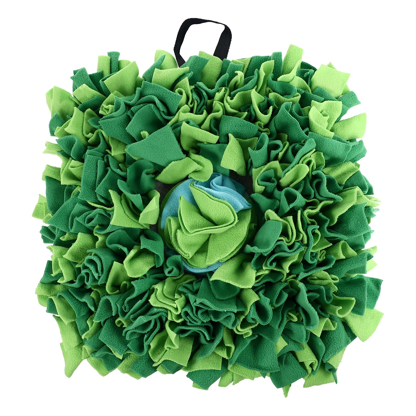 1Pc Dog Snuffle Mat for Mental Stimulation - Interactive Pet Feeding Mat with Hidden Food Pockets - Non-Slip Floor Mat for Dogs - Slow Feeder Puzzle Toy for Boredom Relief & Anxiety - Perfect for Indoor Training, Enrichment Activities and Home Decor