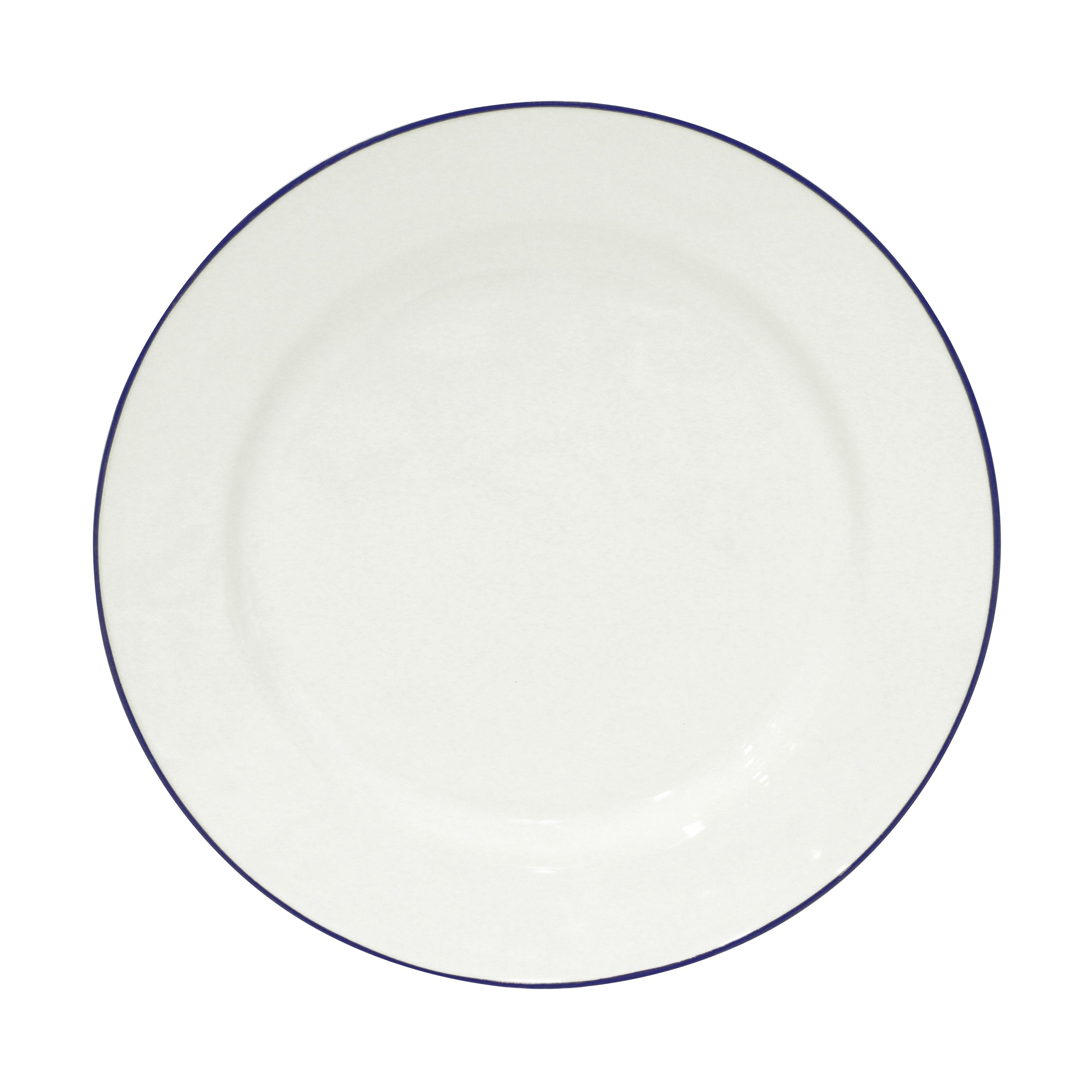 Beja White Porcelain Dinner Plates Set of 6 - Elegant Tableware for Fine Dining, Wedding Registry & Holiday Entertaining