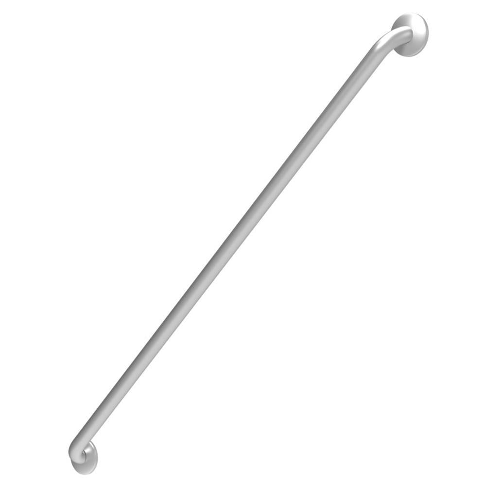 Bradley 8120 54-Inch Grab Bar with Concealed Mount in Satin Finish - ADA Compliant Bathroom Safety Handle for Shower & Toilet Accessibility