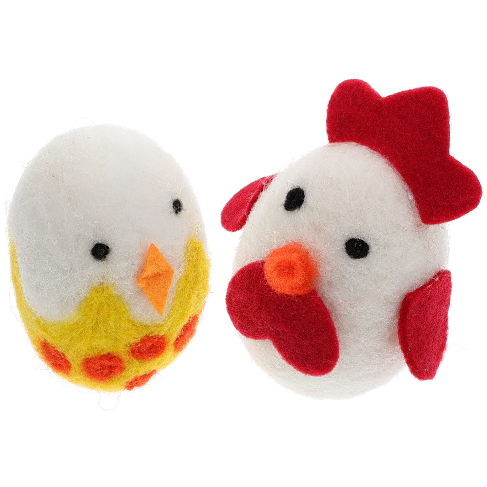 ULTECHNOVO 2-Pack Catnip Cat Toys - Felt Chicken & Egg Interactive Kitten Toys with Catnip - Easter Gifts & Party Favors for Cats - Perfect for Playtime, Training & Holiday Gift Giving