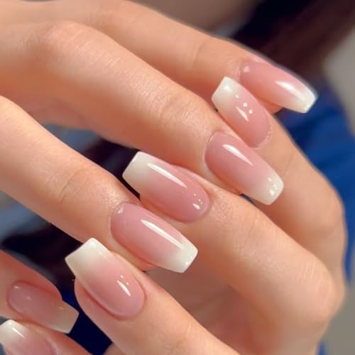 Pink White Ombre