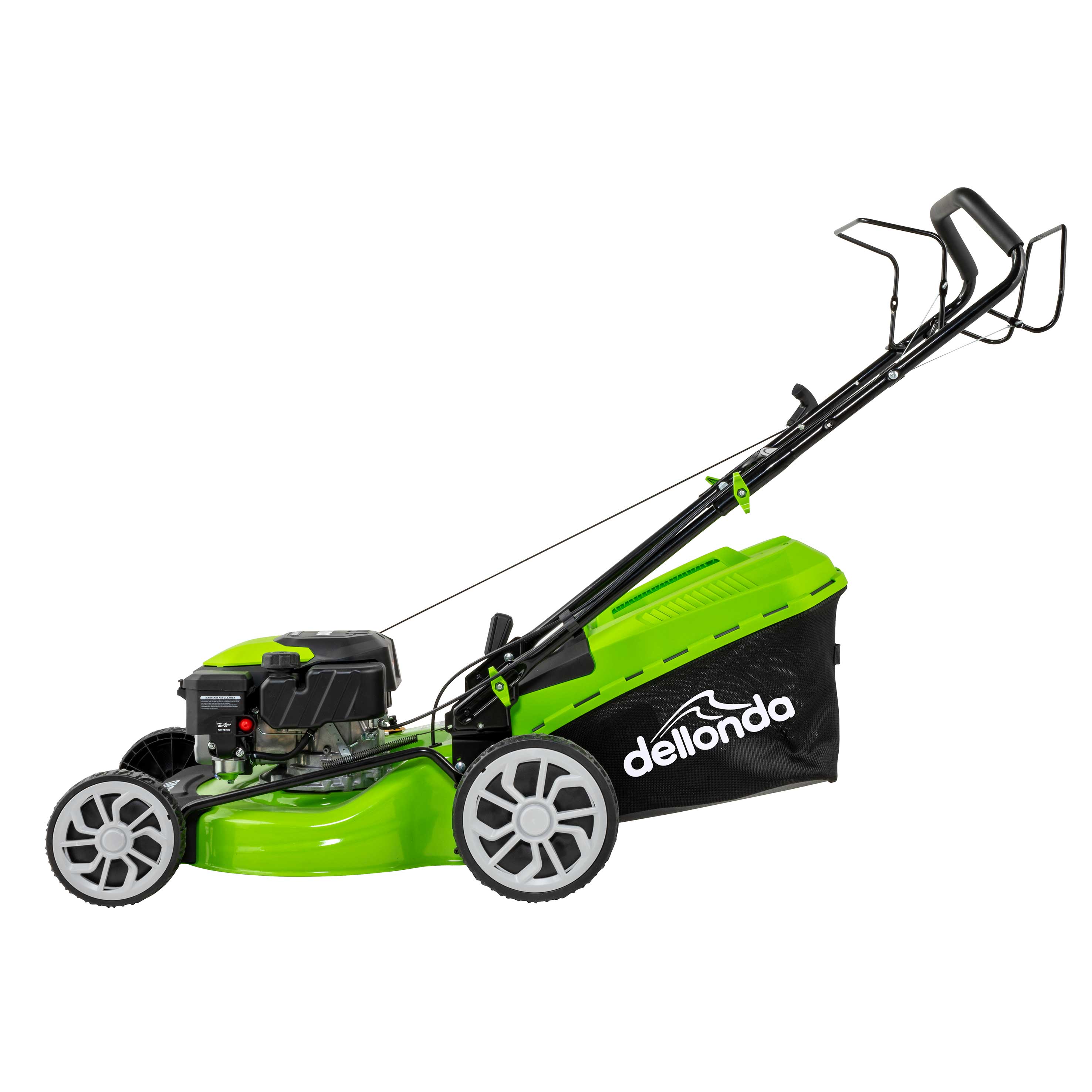 **18-Inch 46cm 144cc Self-Propelled Gas Lawn Mower - 4-Stroke DG101 - Ideal for Medium to Large Yards & Tough Grass Cutting**