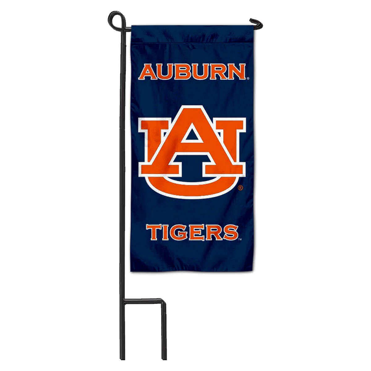 Auburn University Mini Garden Flag Topper - College Flags & Banners Co. - Perfect for Flower Pots, Gardens, and Outdoor Decor