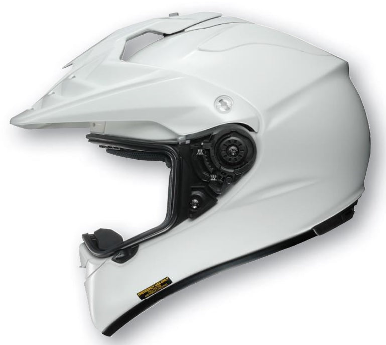 Shoei Hornet X2 White Motorcycle Helmet - Lightweight & Durable for Street & Adventure Riding - Perfect for Commuting, Touring & Off-Road Motorcycle Enthusiasts