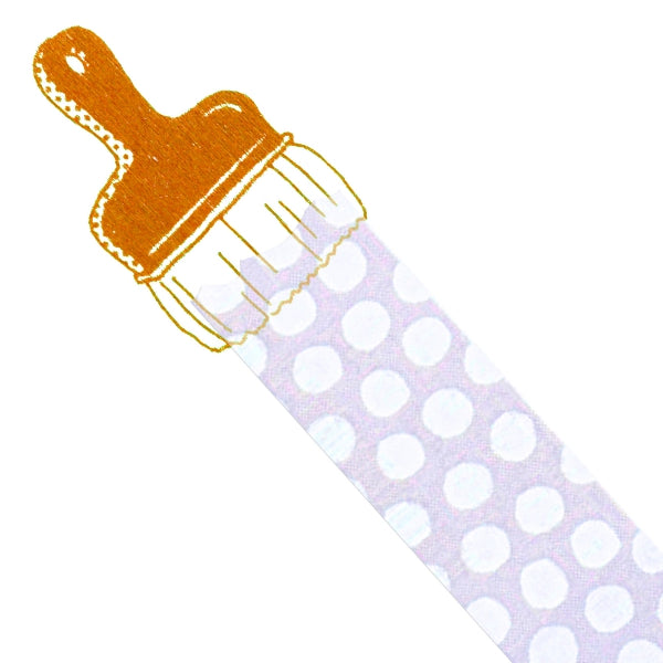 Beverly Companion Rubber Stamp - Small Brush for Scrapbooking, Card Making & DIY Crafts | High-Quality Rubber Stamps for Artists & Crafters
