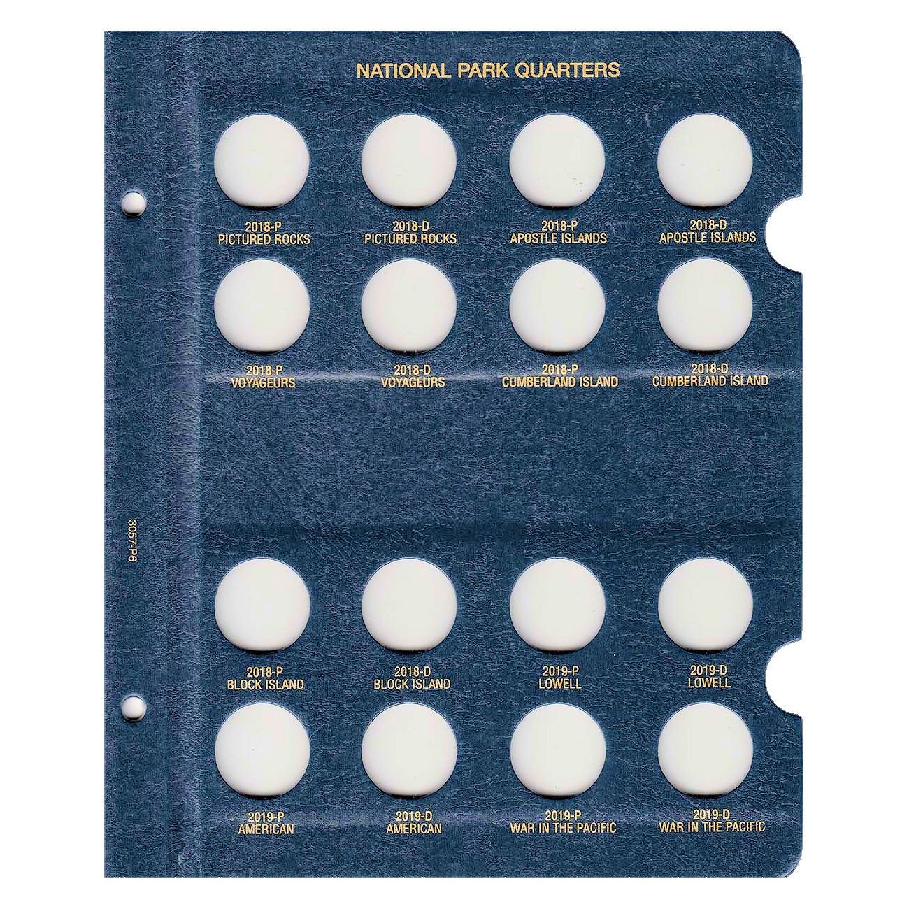 Whitman US National Park Quarters Album 2010-2021 Complete Collection with P & D Mints - Perfect for Coin Collectors, Investors & History Enthusiasts