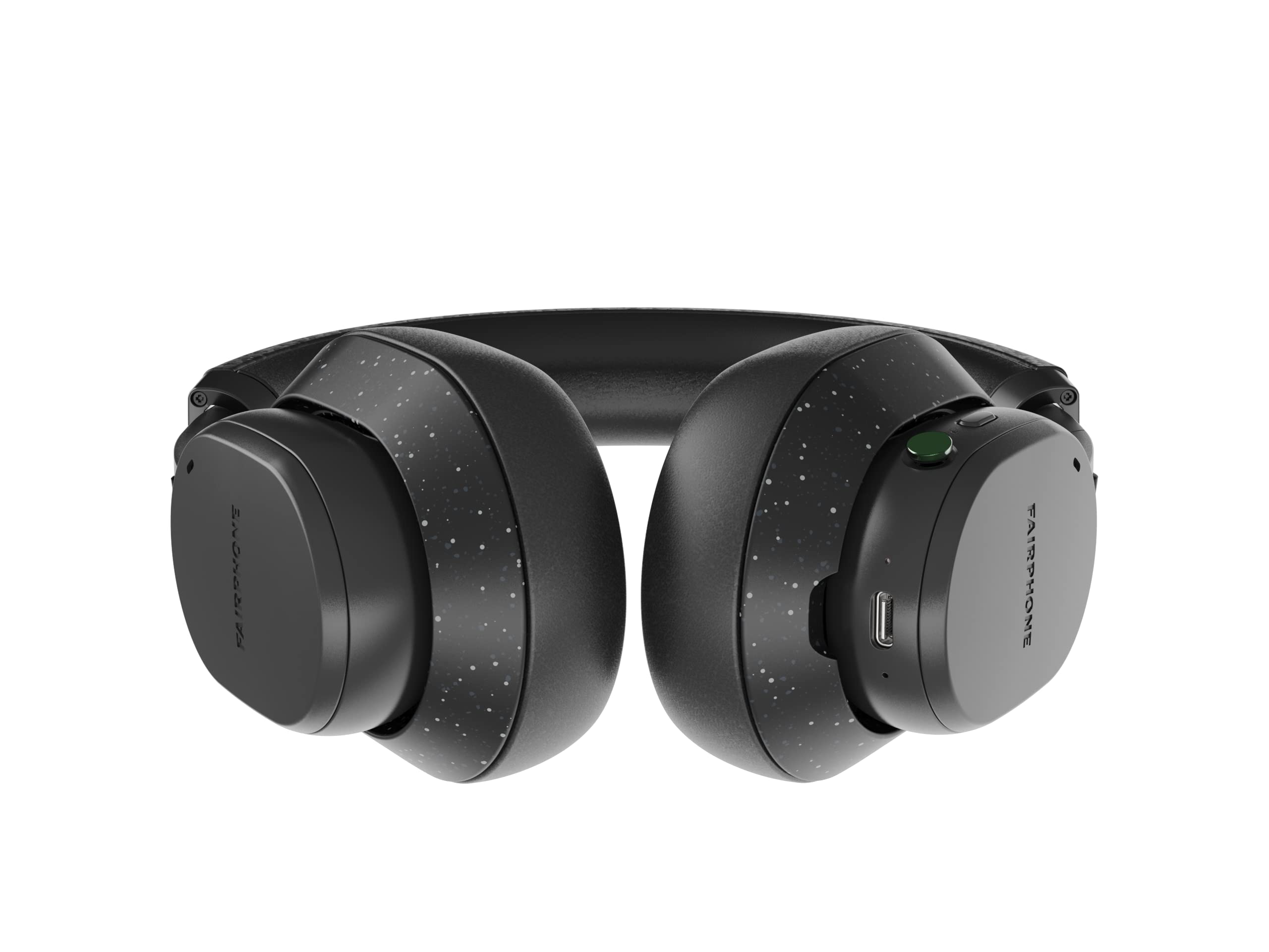 FAIRPHONE Fairbuds XL Wireless Noise Cancelling Headphones - 30H Battery Life, Hybrid ANC, USB-C, Black | Premium Over-Ear Headphones for Travel, Work & Music Lovers
