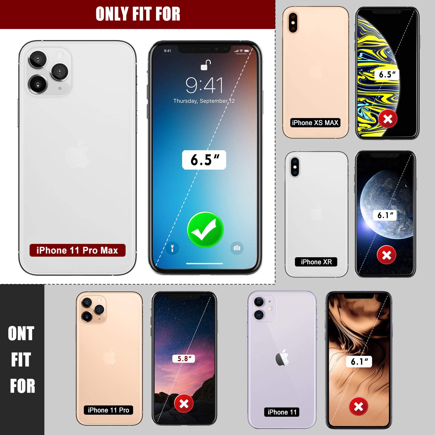 Mitywah Heavy Duty Military Grade Waterproof Case for iPhone 11 Pro Max - Shockproof Full Body Protection with Built-in Screen Protector & Sturdy Metal Frame | Perfect for Outdoor Adventures, Hiking, and Extreme Sports (Camouflage Design)