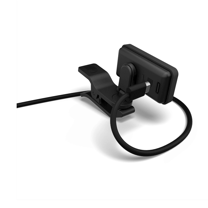 D'Addario Eclipse Rechargeable Clip-On Guitar Tuner - Black | Accurate Chromatic Tuner for Guitar, Bass & Violin | Perfect for Live Performances & Practice Sessions