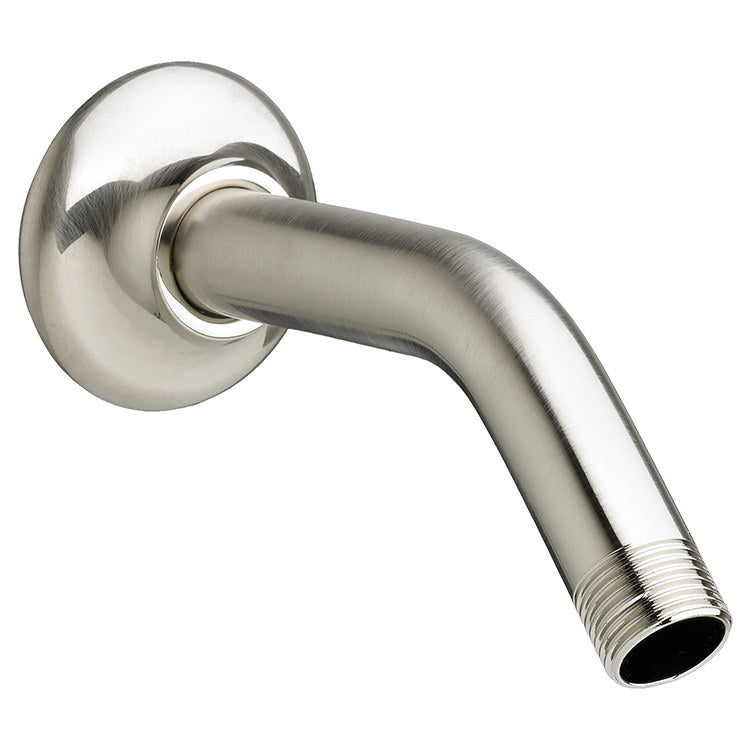 5 1/2 Inch Standard Wall Mount Shower Arm with Round Flange - Perfect for Bathroom Renovation and Modern Shower Installation