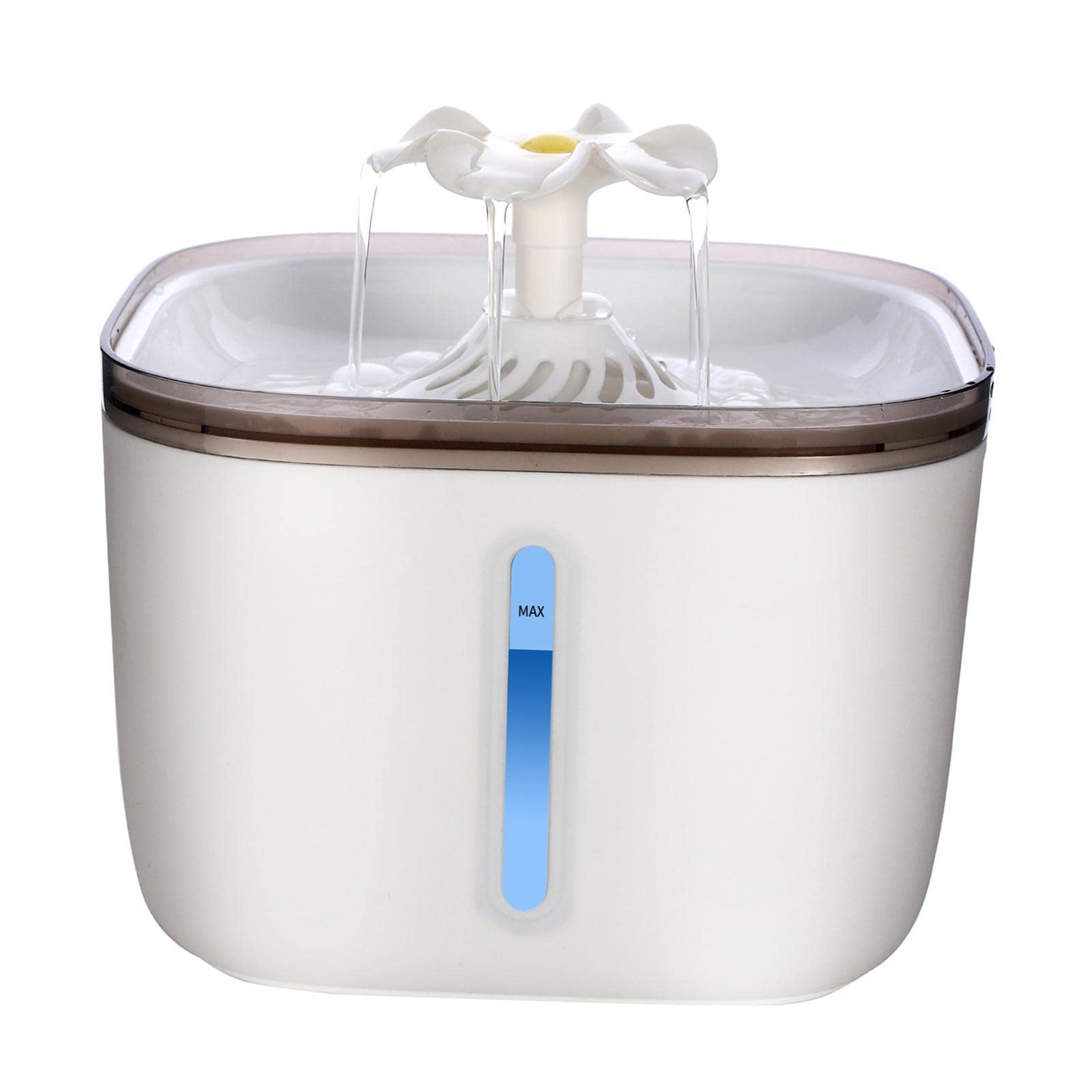 Lyla 2.0L Electric Pet Water Fountain for Cats and Dogs - Automatic Drinking Water Dispenser with Quiet Pump - Perfect for Home, Office, or Travel Use