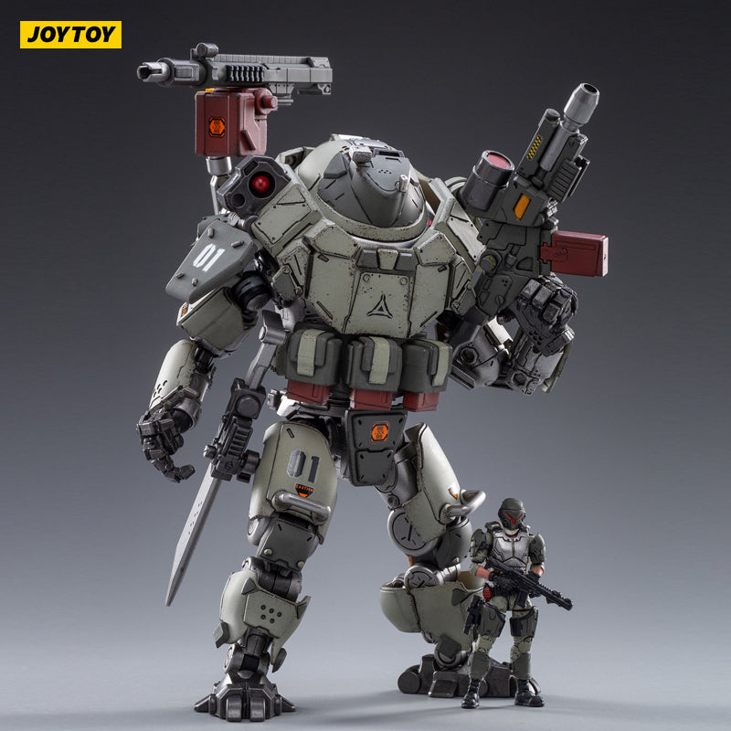 JOYTOY 1/25 Scale Collectible Mecha Action Figure - Iron Wrecker 01 Assault Mecha Model Kit for Display & Battle Scenes | Perfect for Anime Fans & Model Collectors