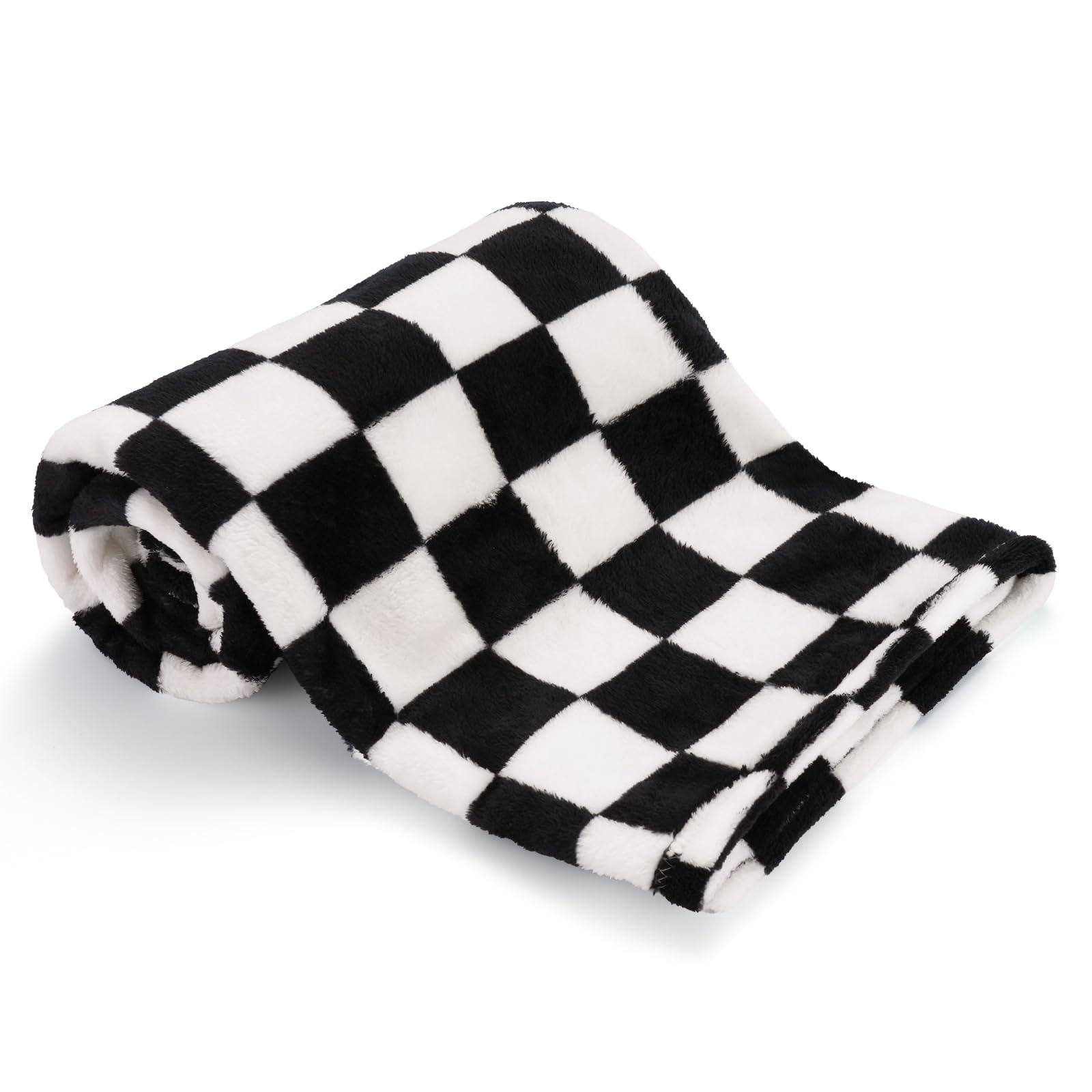 Soft Plush Checkered Baby Blanket - 30