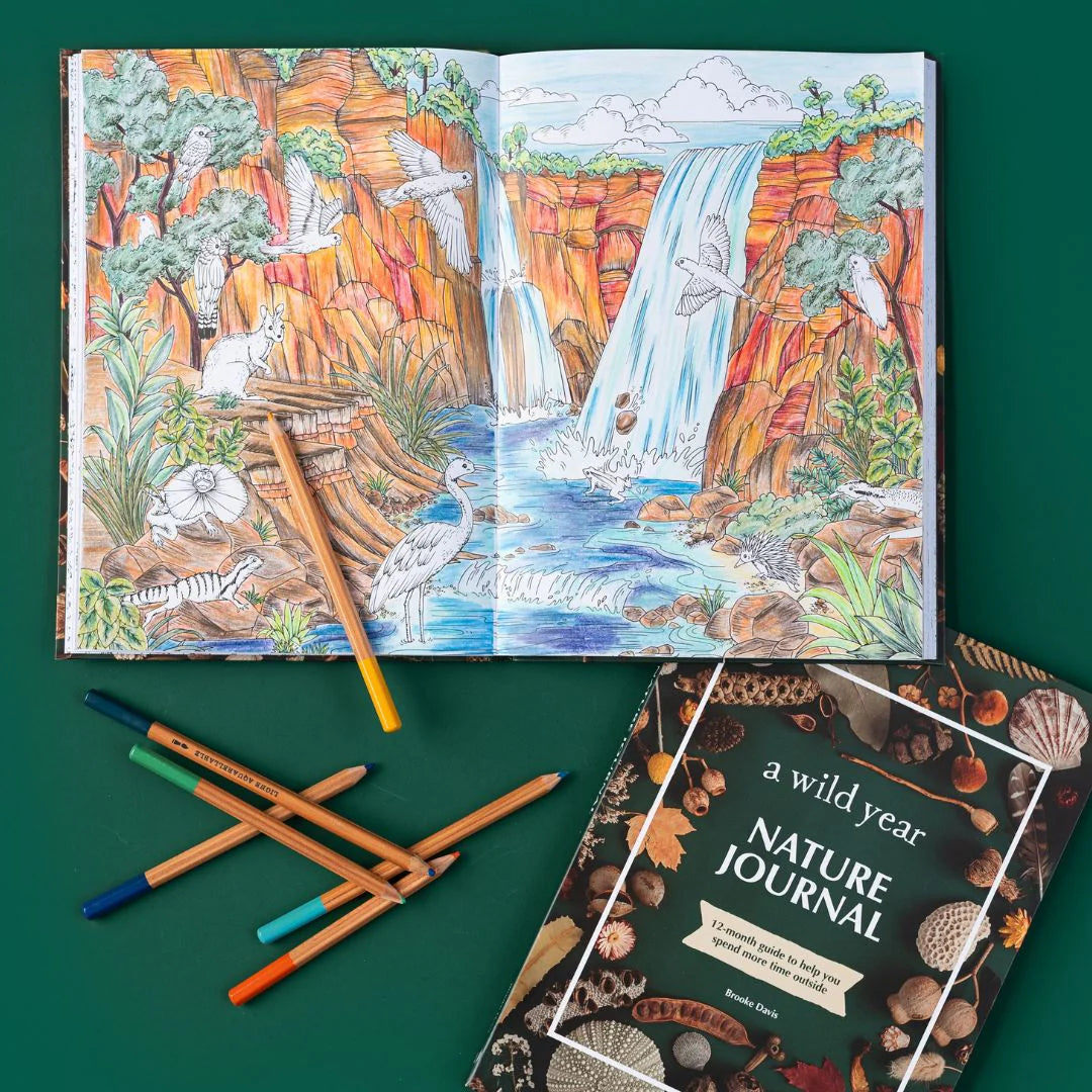 A Wild Year Nature Journal - 365 Days of Outdoor Adventure & Wildlife Observation - Perfect for Hiking, Camping, and Nature Exploration