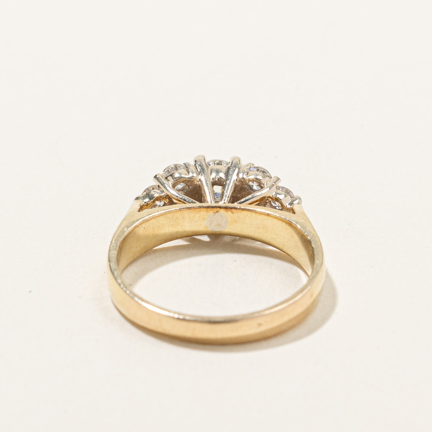 0.59ctw High Set Diamond Engagement Ring - Size 5.75 | Sparkling Solitaire Wedding Band for Brides, Anniversary Gift & Special Occasions