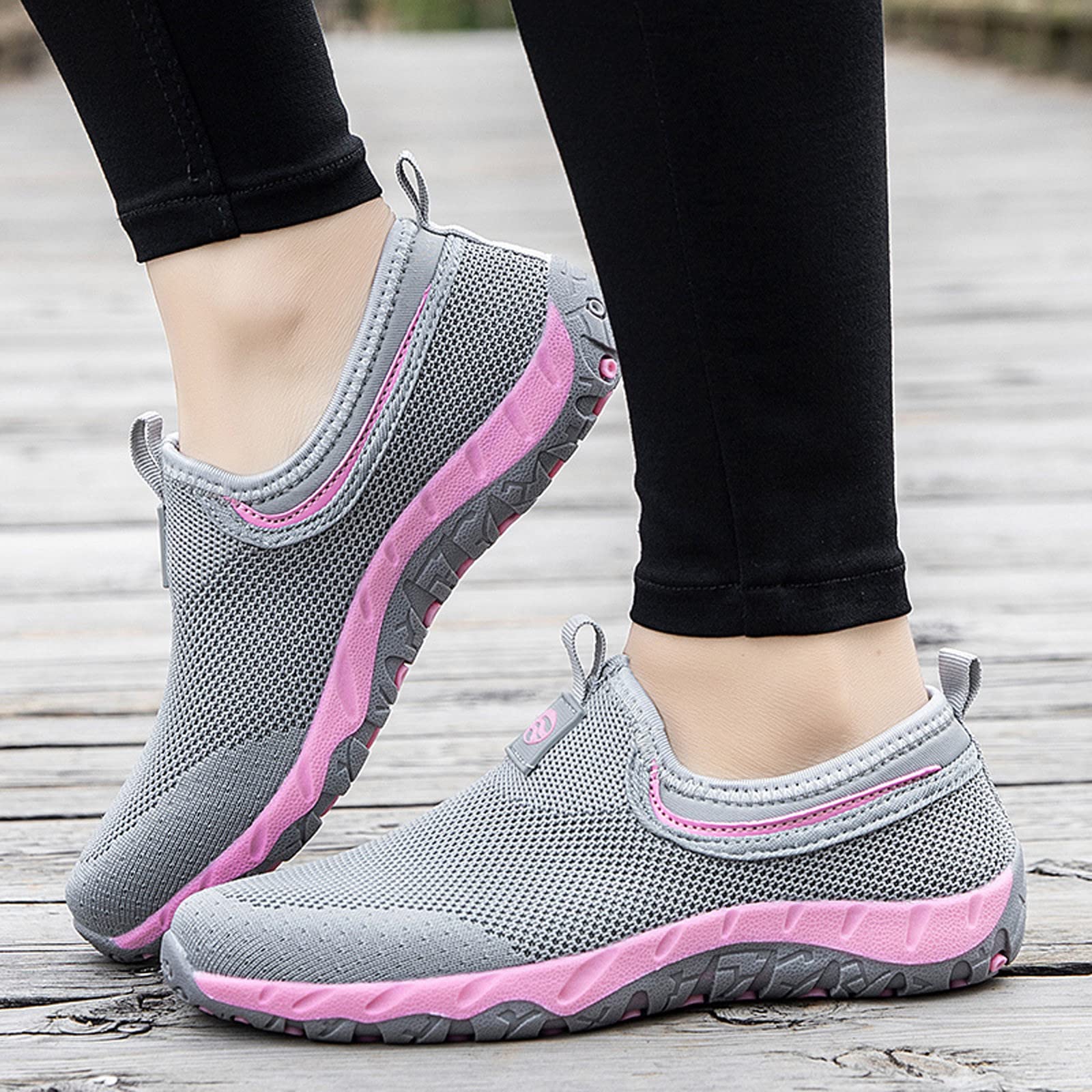 Women's Platform Sneakers - Comfortable High-Performance Running Shoes for Gym, Hiking & Casual Wear | Slip-On Design for Spring & Everyday Use