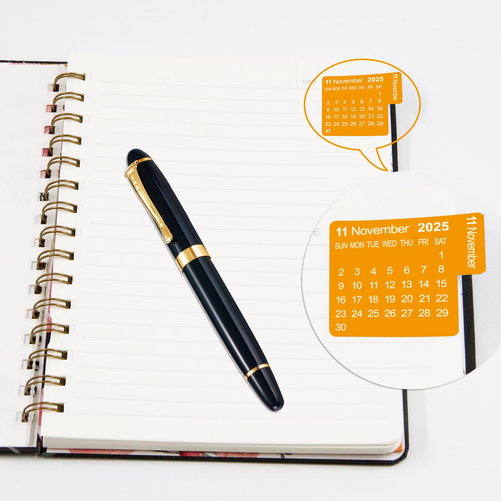 2025 Monthly Planner Stickers - 10 Sets of 240 Adhesive Index Tabs for Calendar, Journal & Organizer - Perfect for Bullet Journaling, Office Planning & School Organization